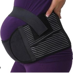 NWT Black Maternity back support Belt size Medium, Black